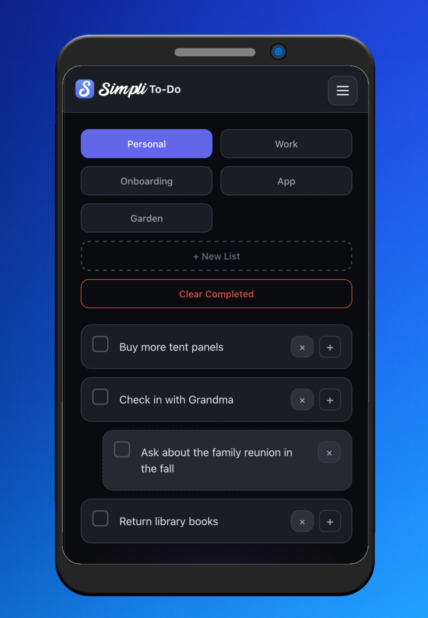 SimpliTools To-Do screenshot